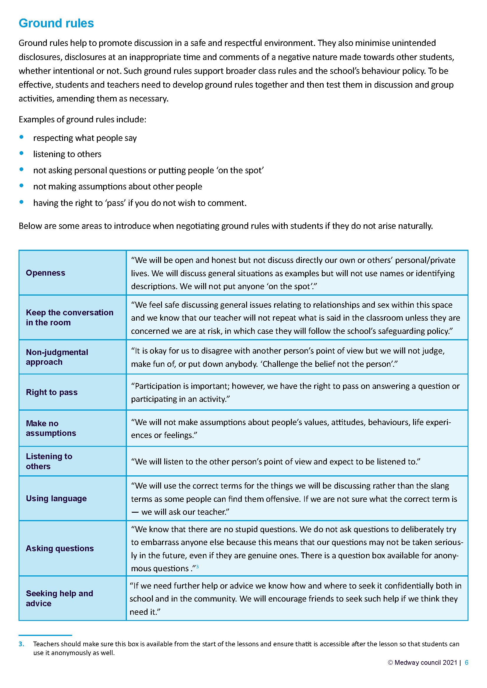 Relationships and Sex Education (RSE) KS3-4 lesson pack